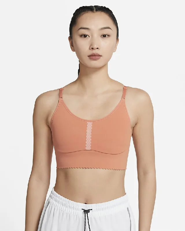 Nike Women's Light-Support Padded Sports Bra -Orange