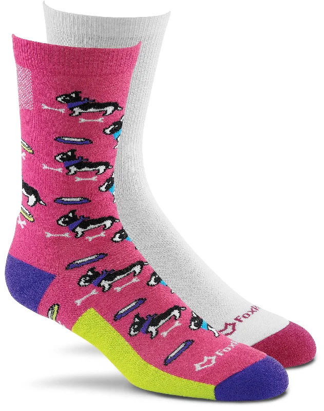 Fox River Scrubs Women`s Lightweight Crew Socks, FR-6894, Medium, Medium