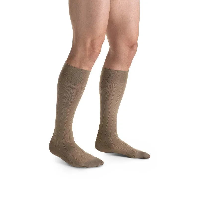 JOBST forMen Casual Compression Socks, 15-20 mmHg, Knee High, Closed Toe