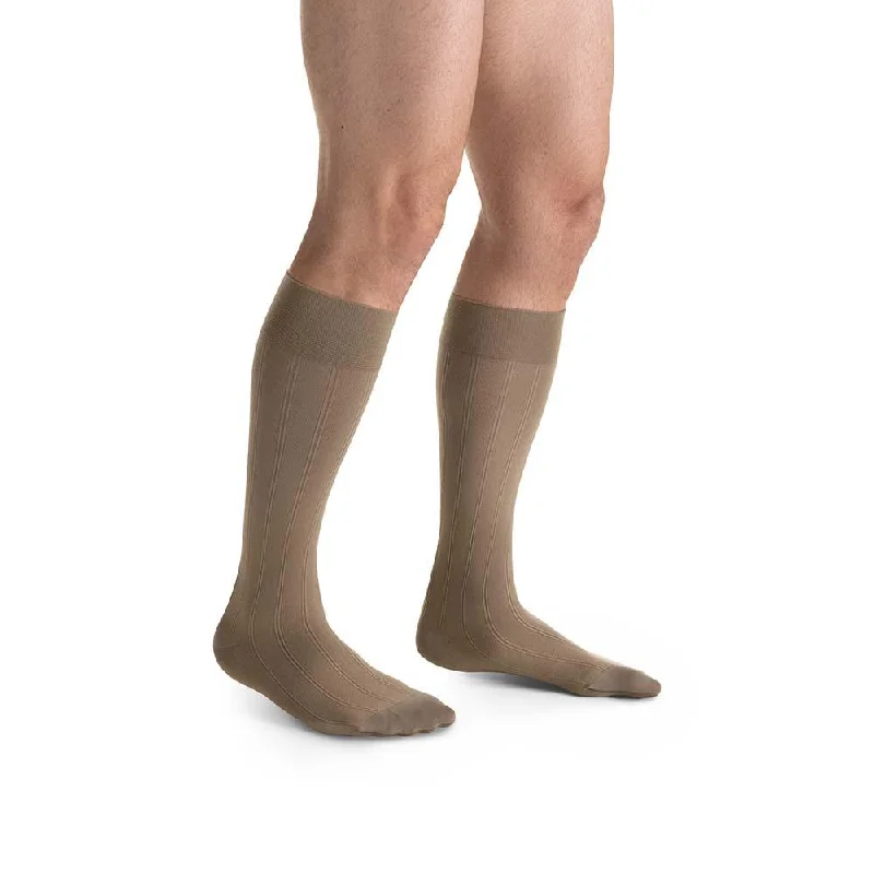 JOBST forMen Casual Compression Socks, 30-40 mmHg, Knee High, Closed Toe